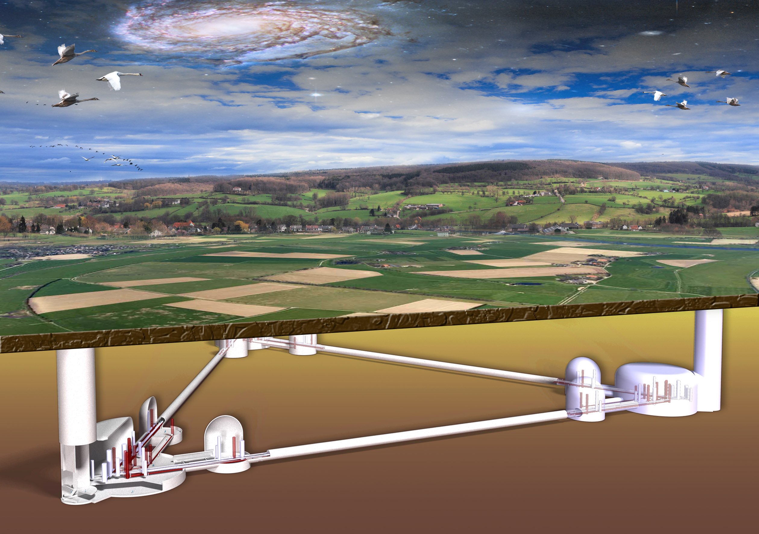 Einstein Telescope: the groundbreaking project at the tri-border point