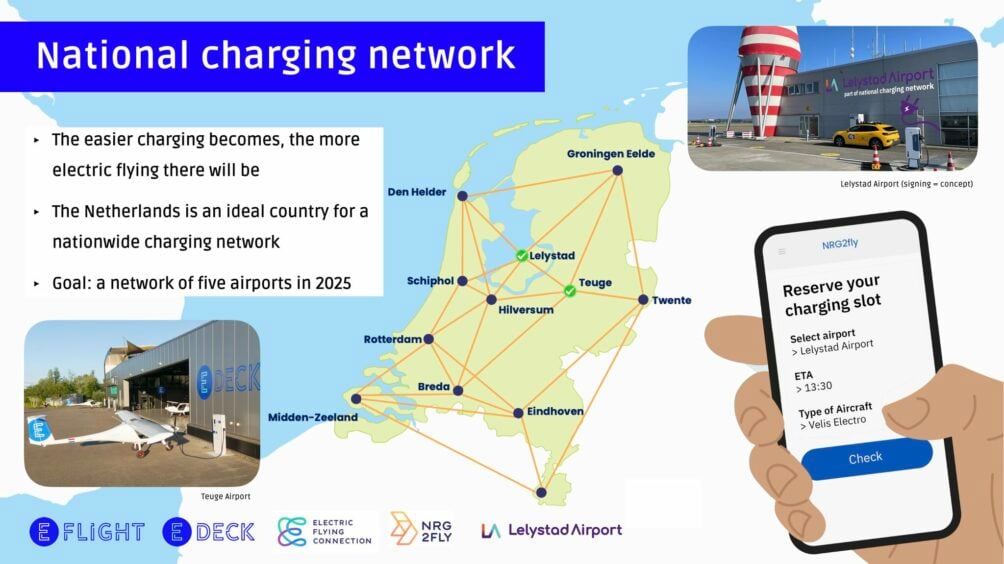NRG2Fly aims at a nationwide network for electric aircraft in the Netherlands